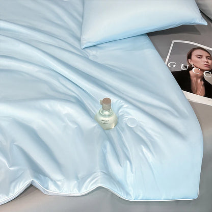 Cooling Blanket Cold Technology Bedding Summer Patchwork Quilts Soft Fashion INS Japan&Korean Green Cold Throws AB Side